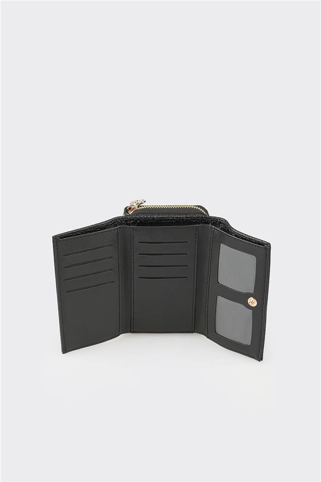 Siyah Kadın Cüzdan