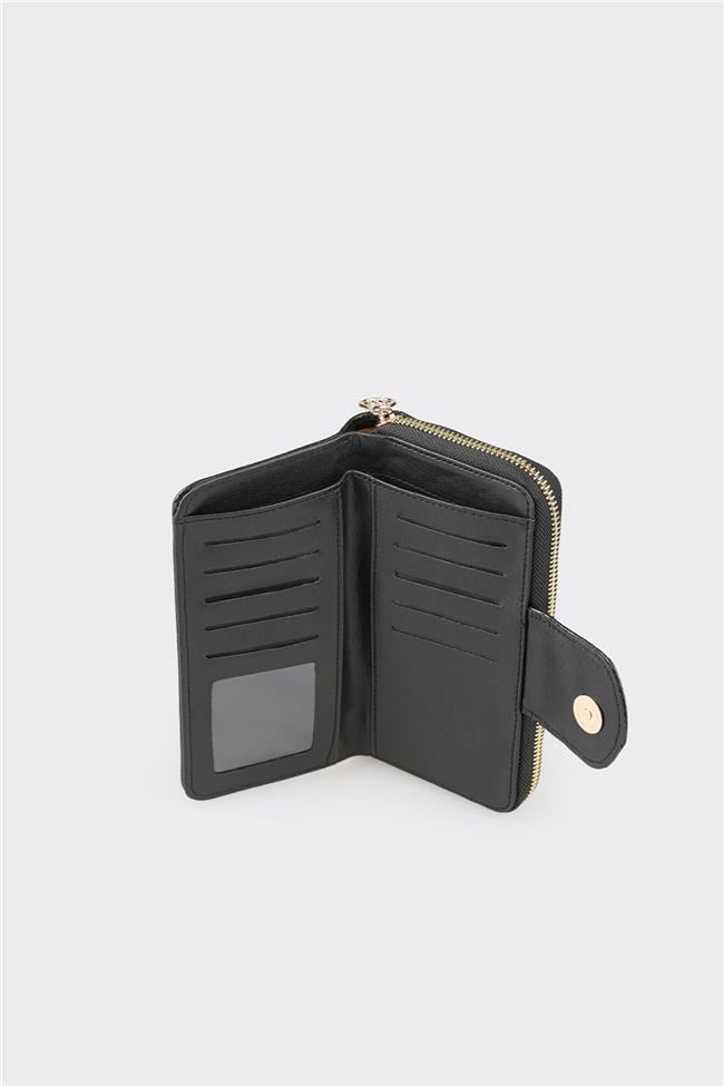 Siyah Kadın Cüzdan