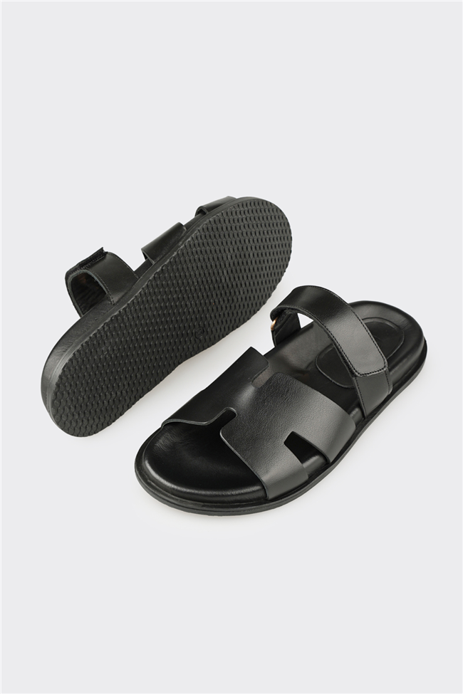 Siyah Kadın Düz Terlik