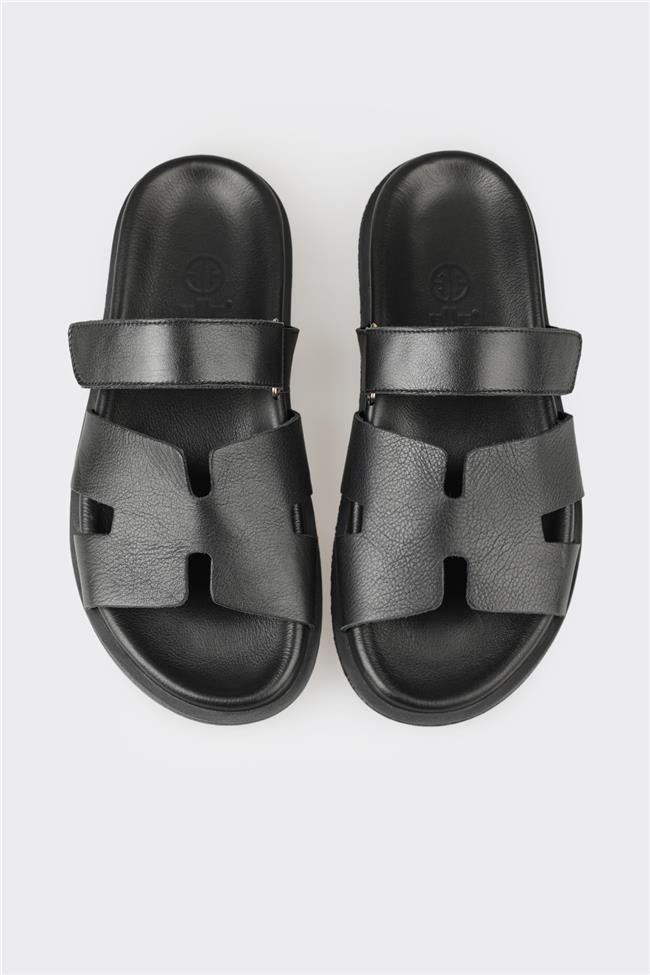 Siyah Kadın Düz Terlik