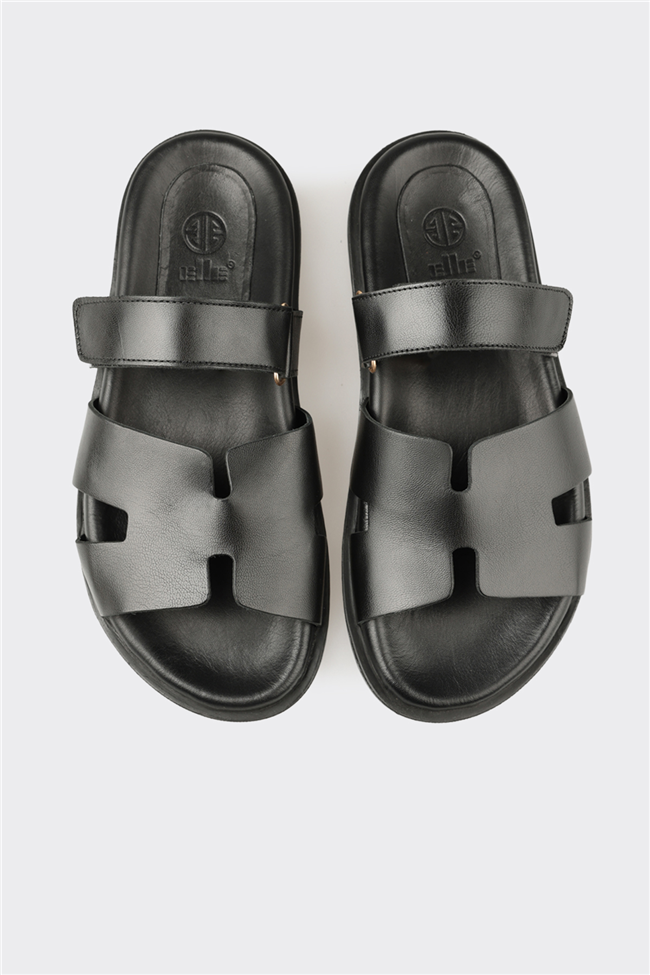 Siyah Kadın Düz Terlik