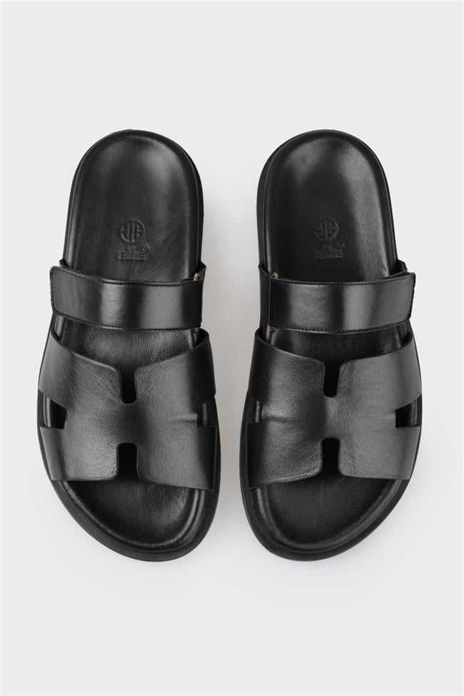 Siyah Kadın Düz Terlik