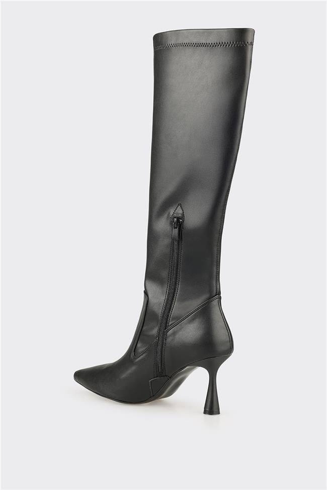 Siyah Kadın Günlük Çizme