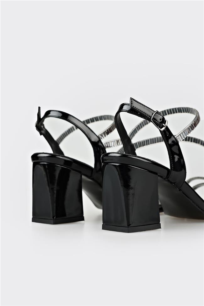 Siyah Kadın Günlük Sandalet