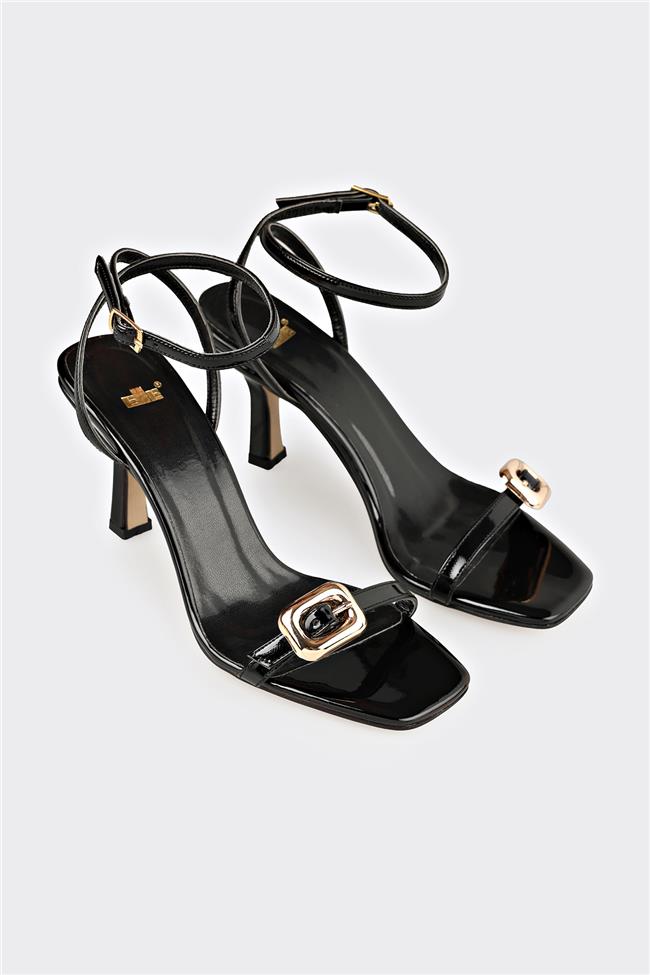 Siyah Kadın Günlük Sandalet