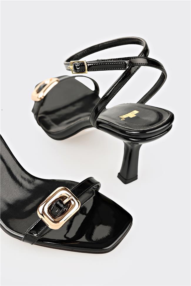 Siyah Kadın Günlük Sandalet