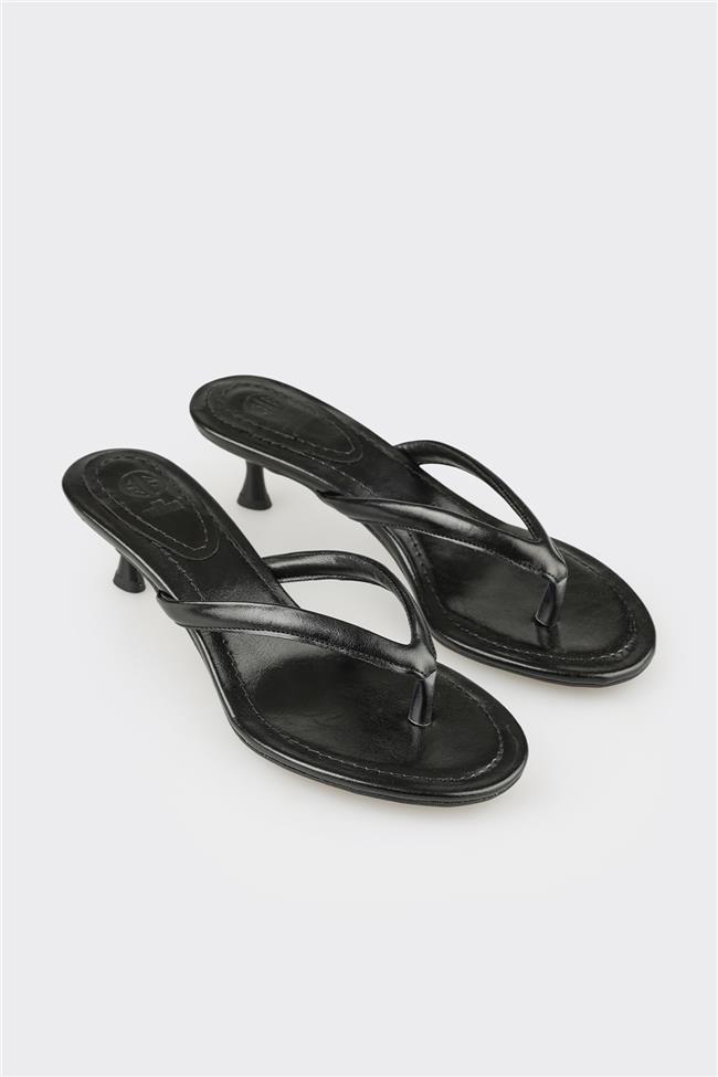 Siyah Kadın Günlük Terlik