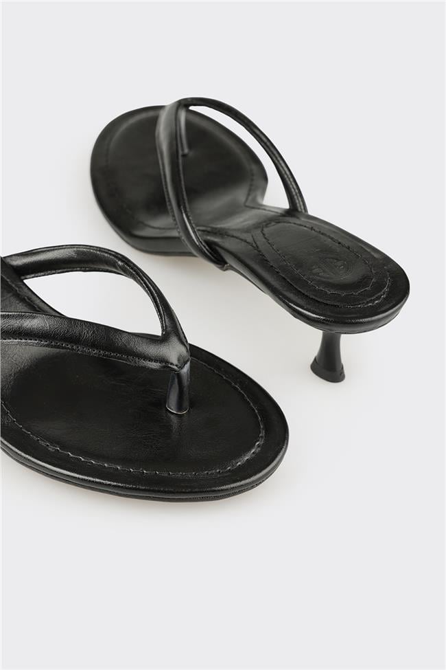 Siyah Kadın Günlük Terlik