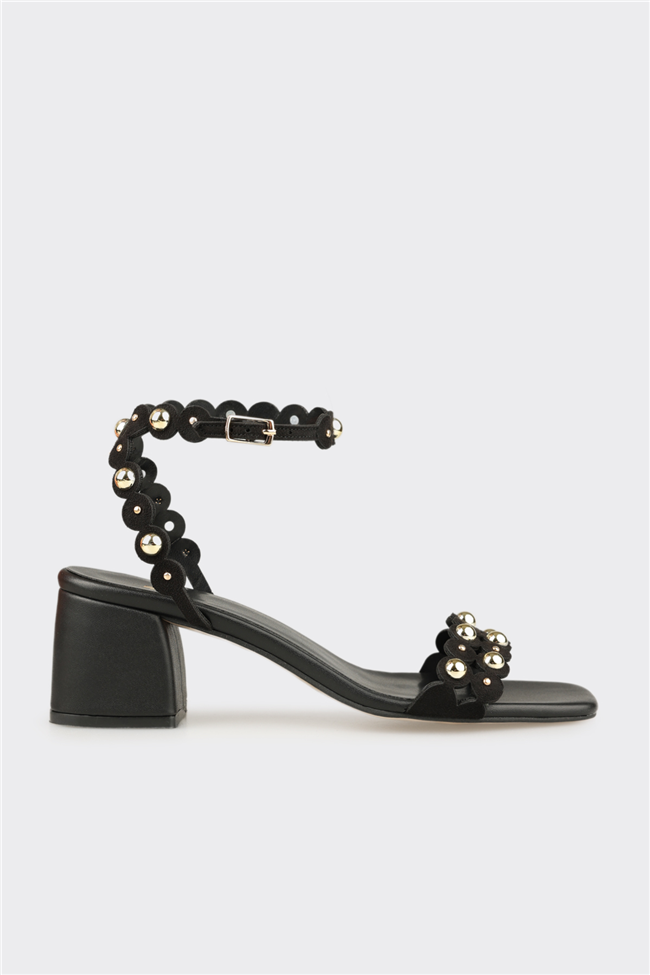 Siyah Kadın Klasik Sandalet