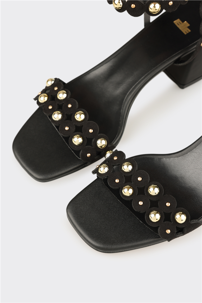 Siyah Kadın Klasik Sandalet