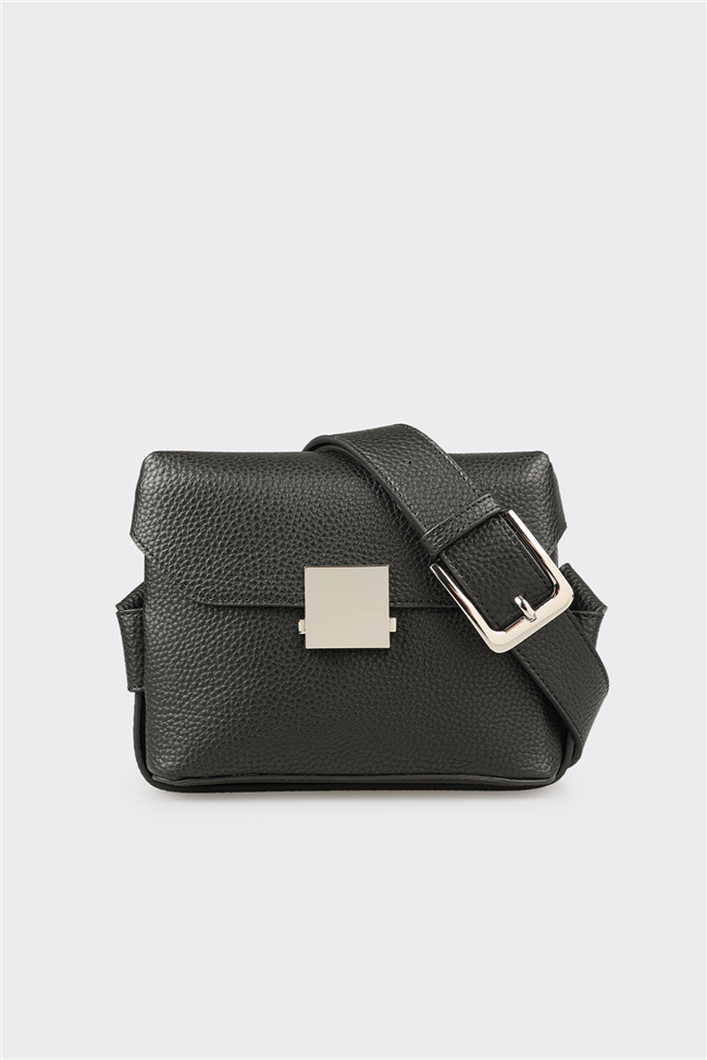 Siyah Kadın Küçük Çapraz Çanta