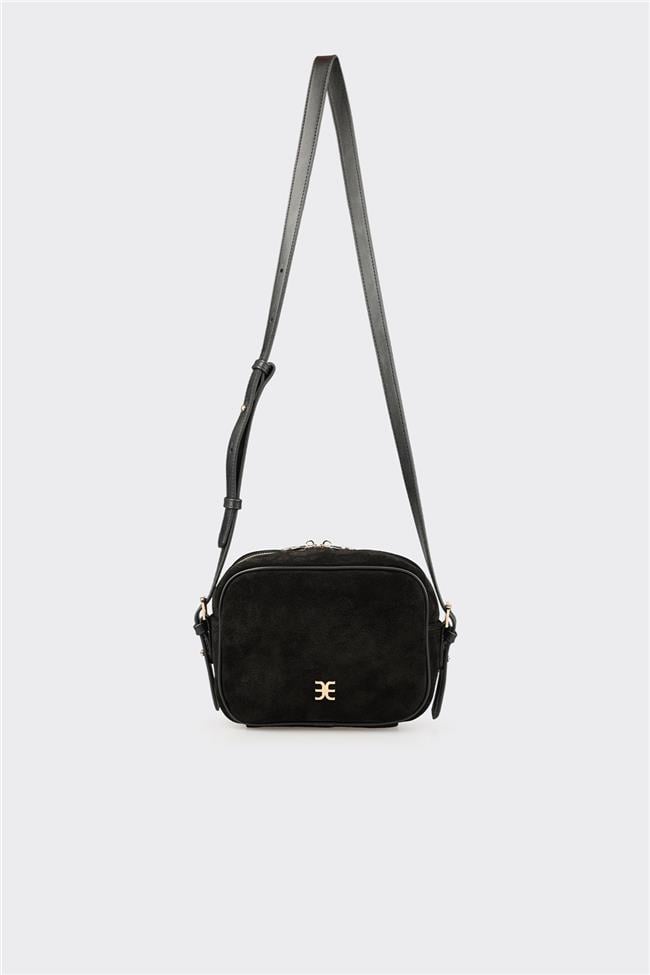 Siyah Kadın Küçük Çapraz Çanta