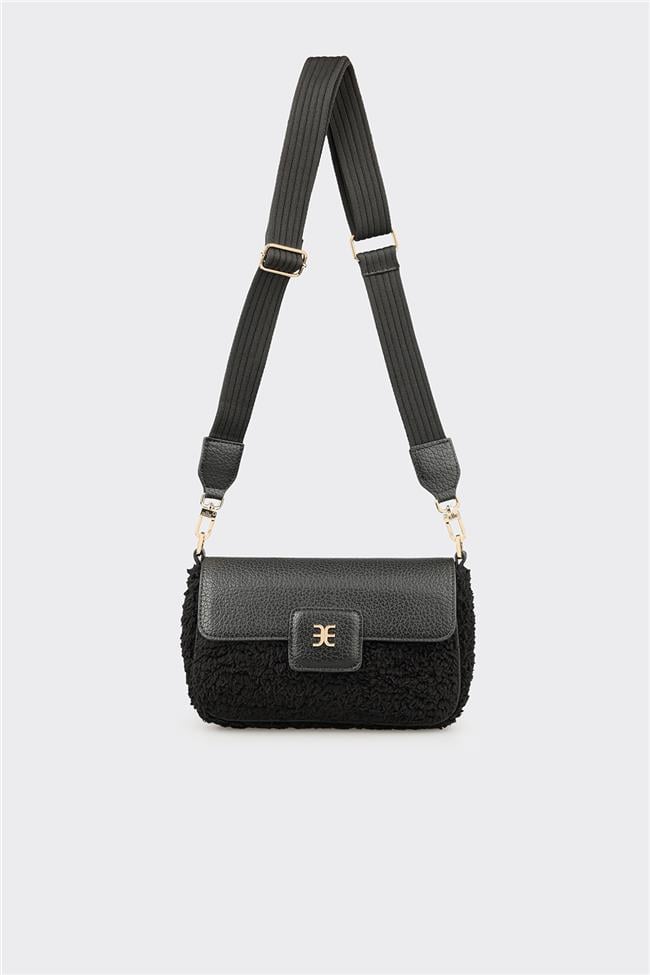 Siyah Kadın Küçük Çapraz Çanta
