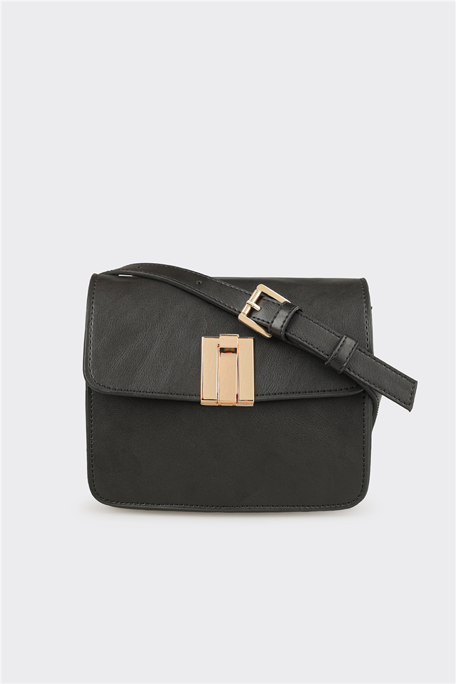 Siyah Kadın Küçük Çapraz Çanta