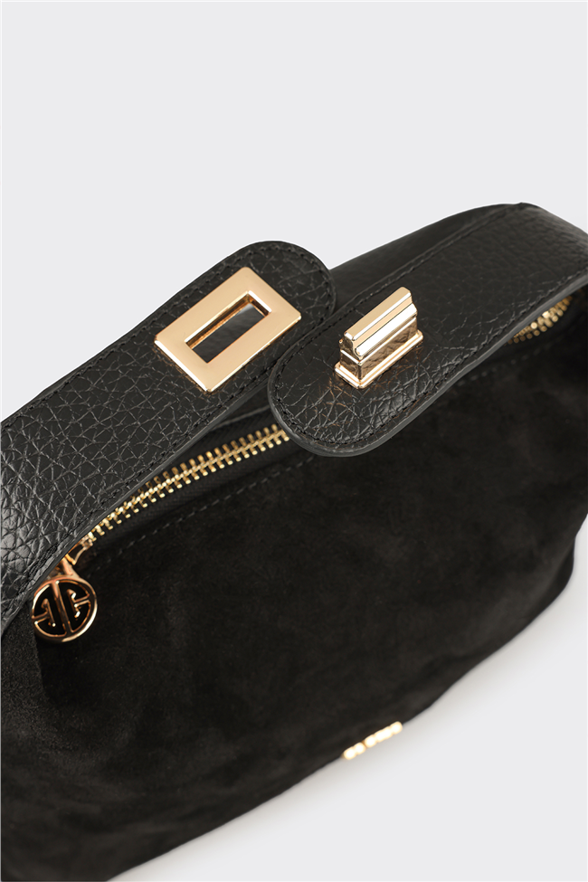 Siyah Kadın Küçük El Çantası