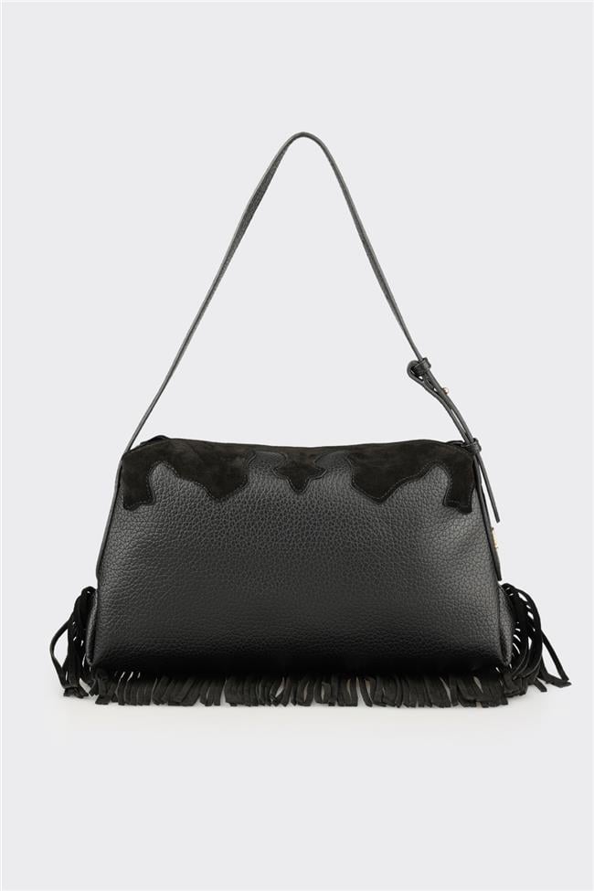 Siyah Kadın Omuz Çantası