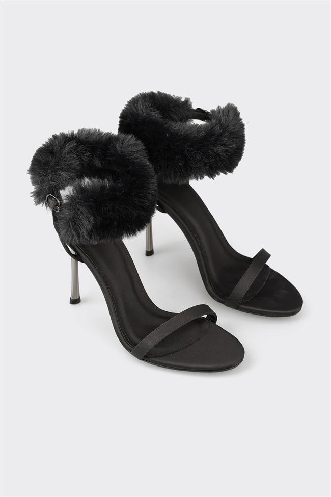 Siyah Kadın Sandalet