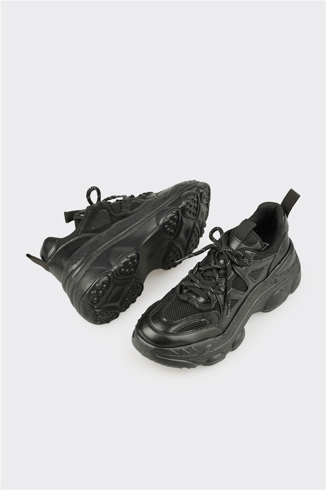 Siyah Kadın Spor Ayakkabı