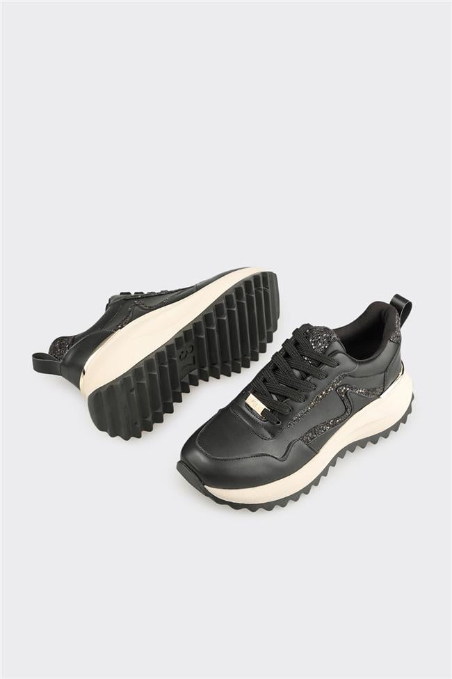 Siyah Kadın Spor Ayakkabı