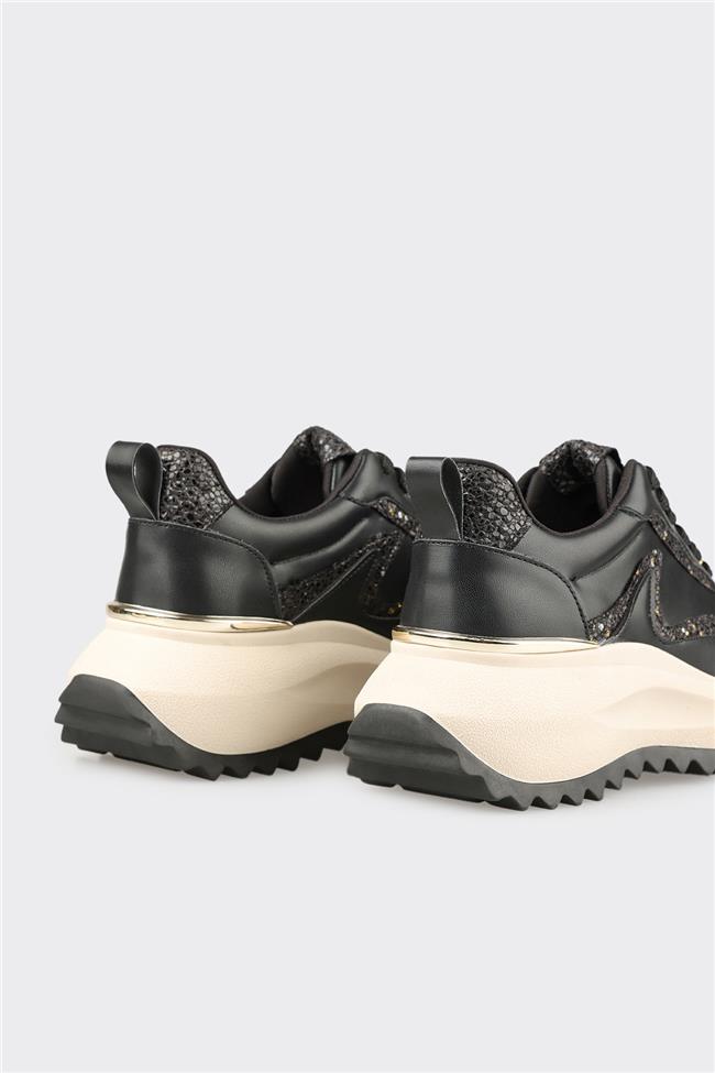 Siyah Kadın Spor Ayakkabı