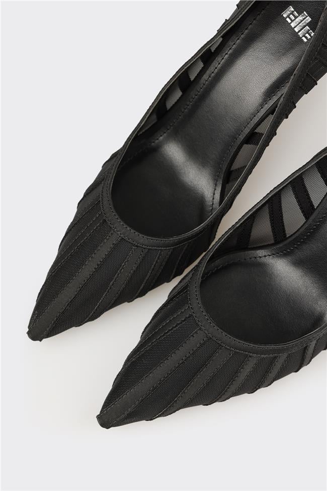 Siyah Kadın Stiletto