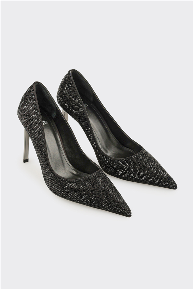 Siyah Kadın Stiletto