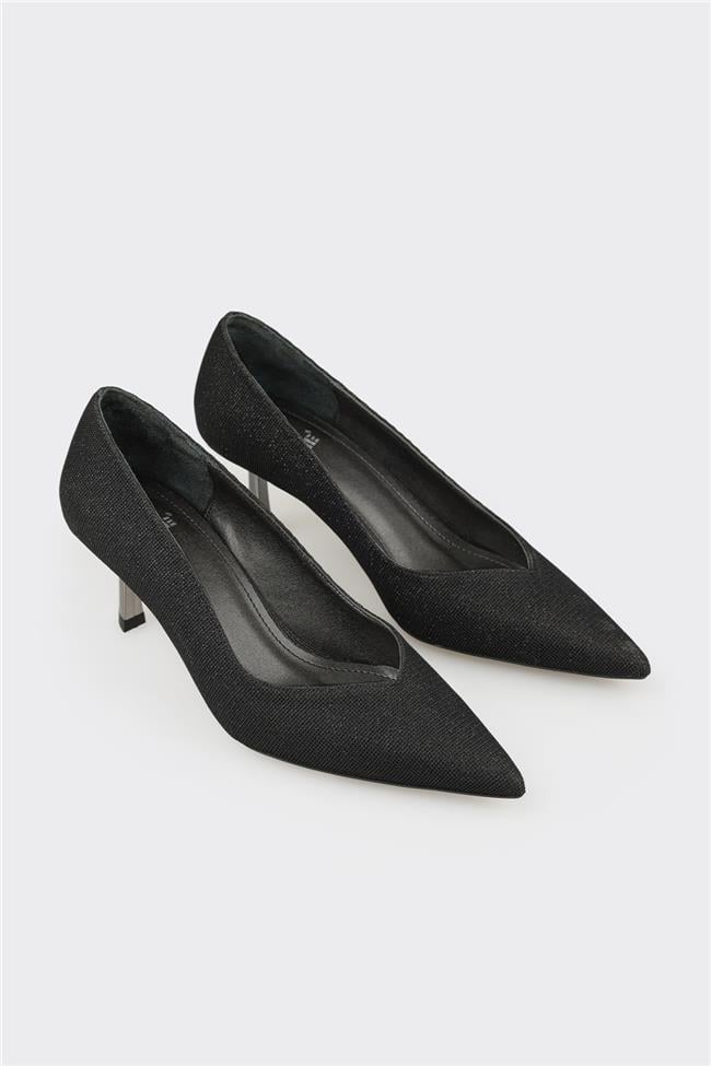 Siyah Kadın Stiletto