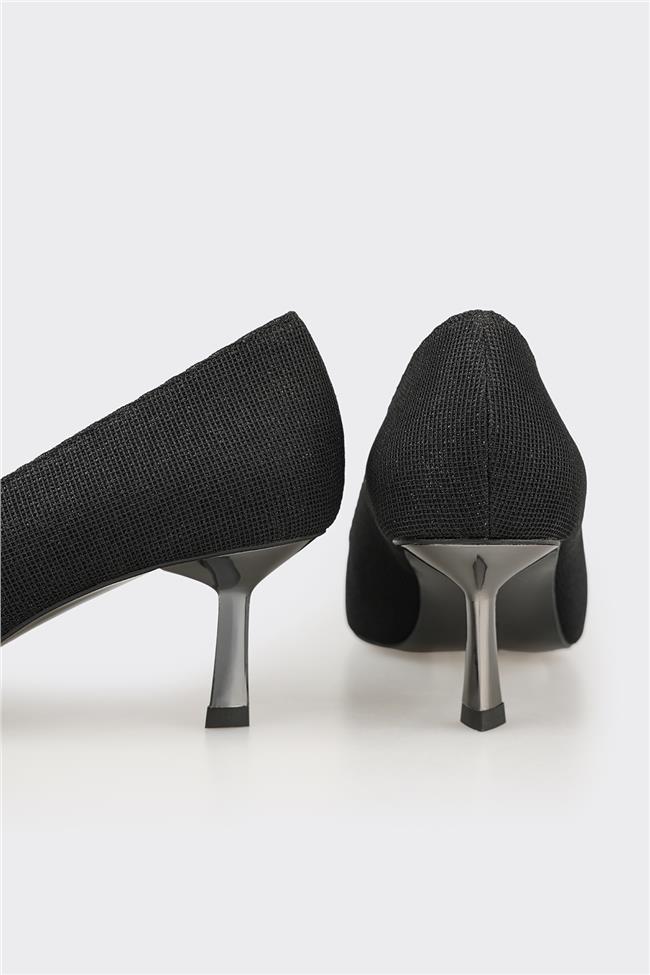 Siyah Kadın Stiletto