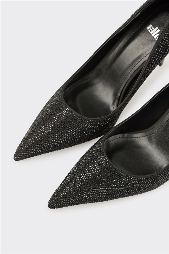 Siyah Kadın Stiletto