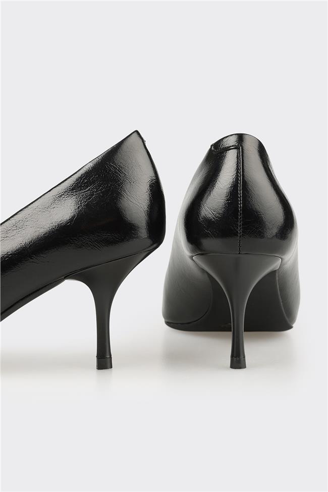Siyah Kadın Topuklu Ayakkabı