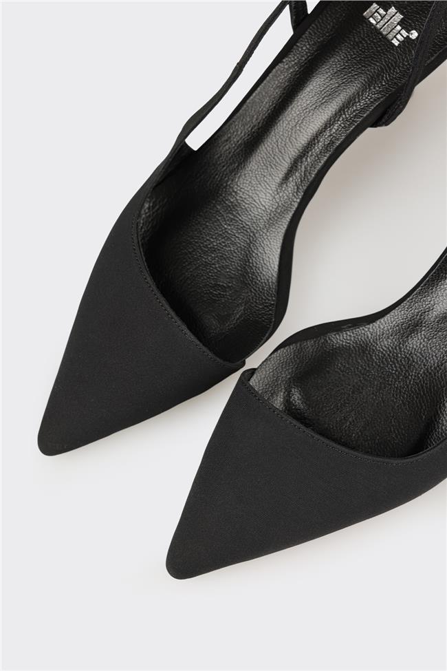 Siyah Kadın Topuklu Ayakkabı