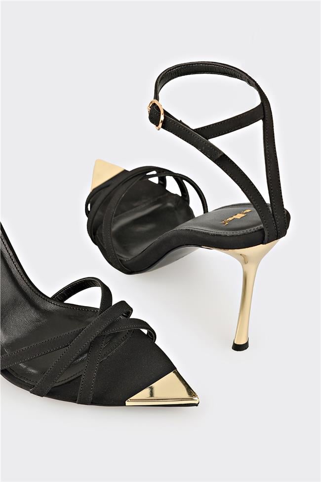 Siyah Kadın Topuklu Ayakkabı