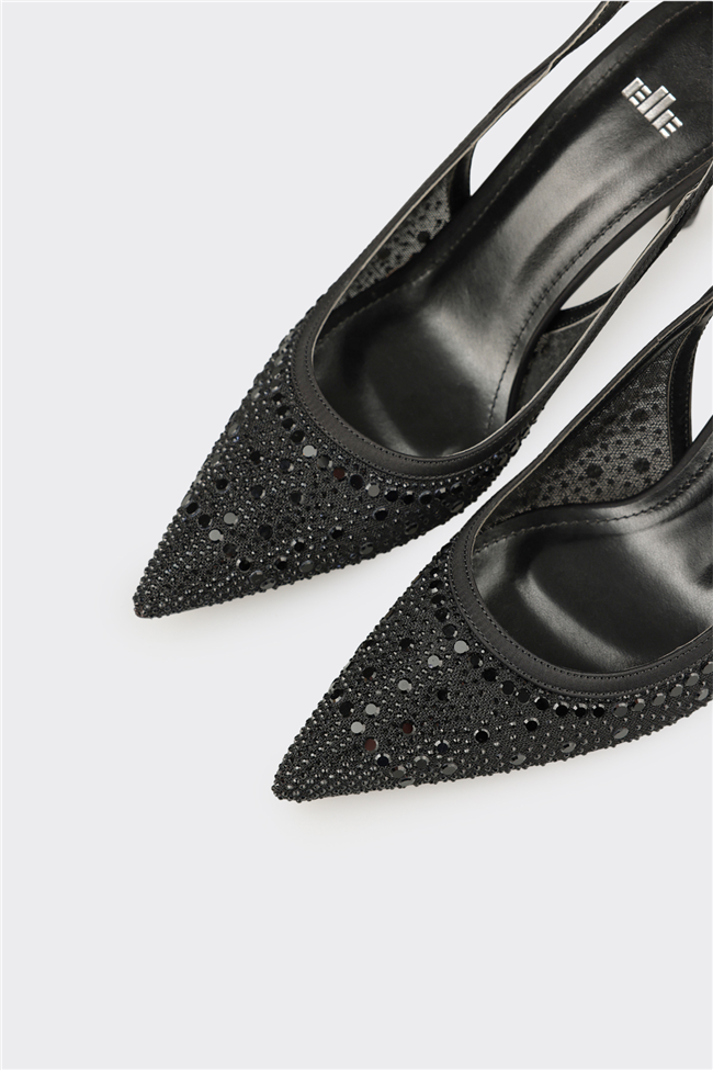 Siyah Kadın Topuklu Ayakkabı