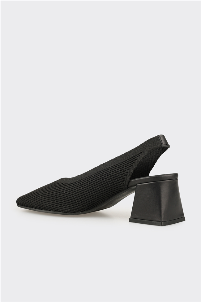 Siyah Kadın Topuklu Ayakkabı