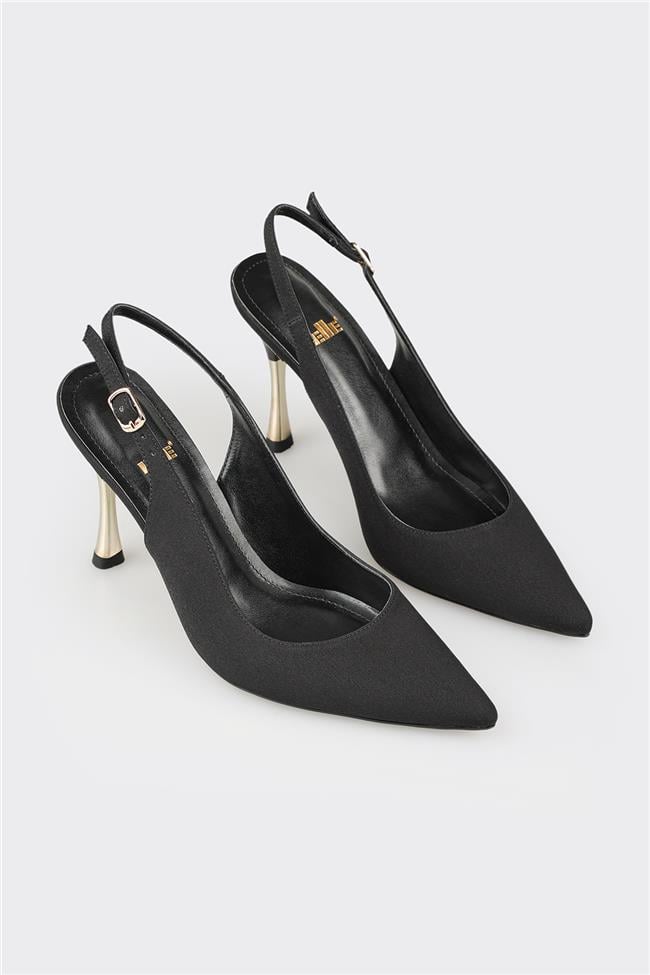 Siyah Kadın Topuklu Ayakkabı