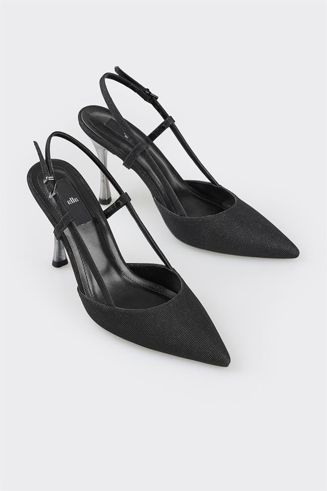 Siyah Kadın Topuklu Ayakkabı