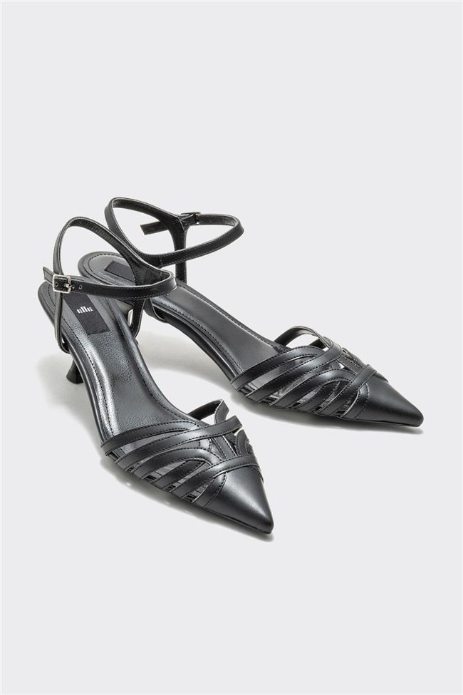 Siyah Kadın Topuklu Ayakkabı