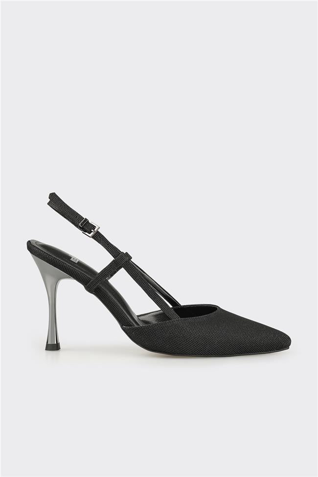 Siyah Kadın Topuklu Ayakkabı