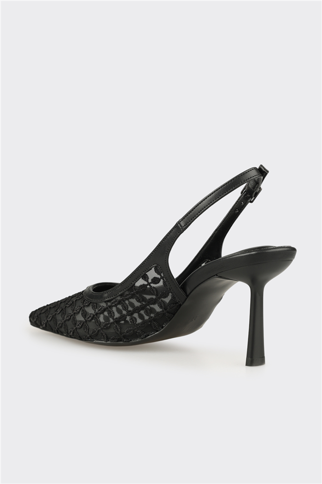 Siyah Kadın Topuklu Ayakkabı