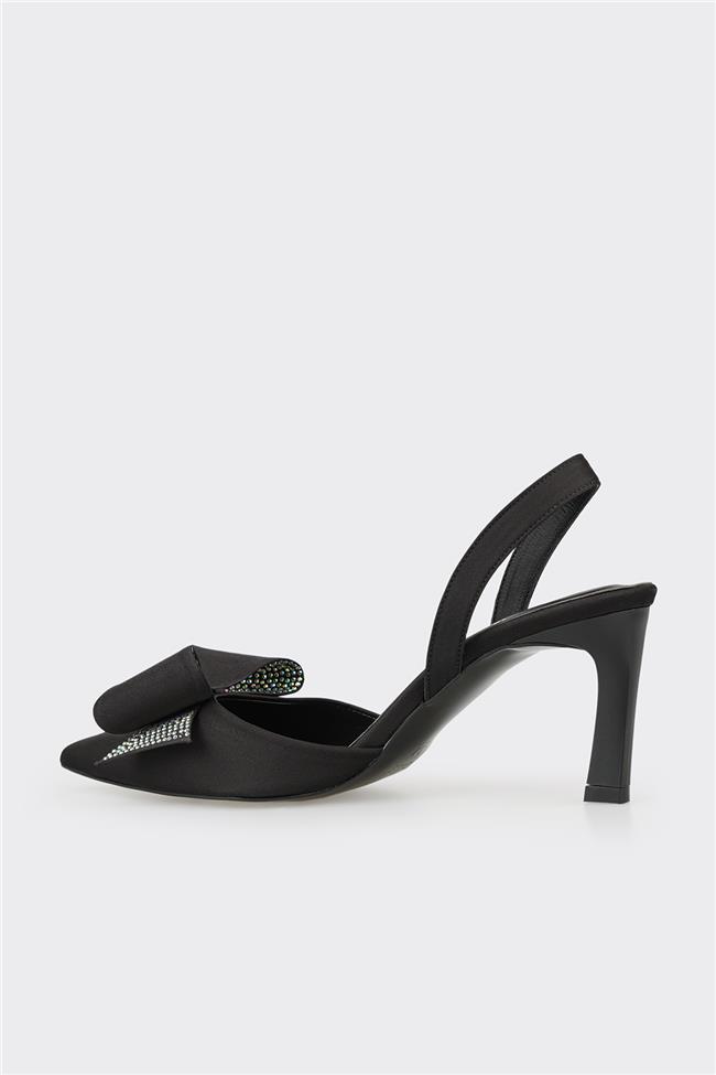 Siyah Kadın Topuklu Ayakkabı