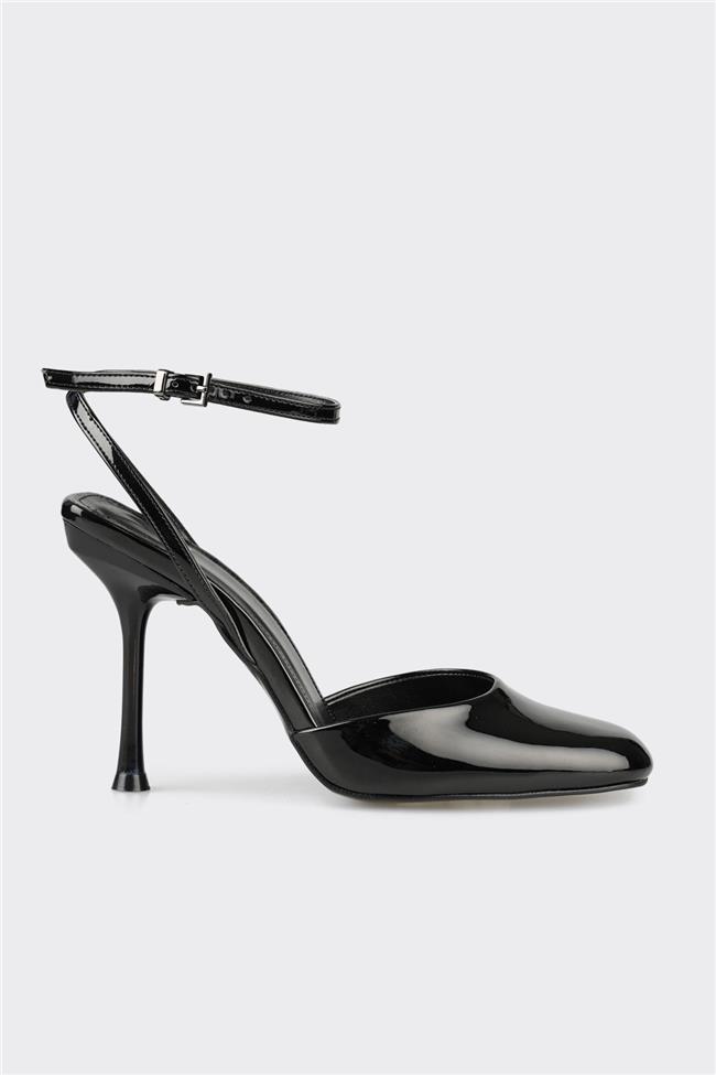 Siyah Kadın Topuklu Ayakkabı