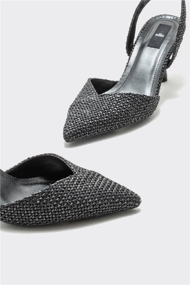 Siyah Kadın Topuklu Ayakkabı