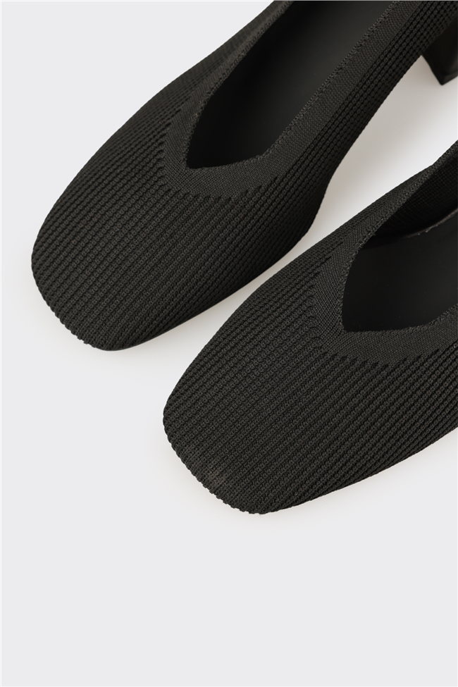 Siyah Kadın Topuklu Ayakkabı