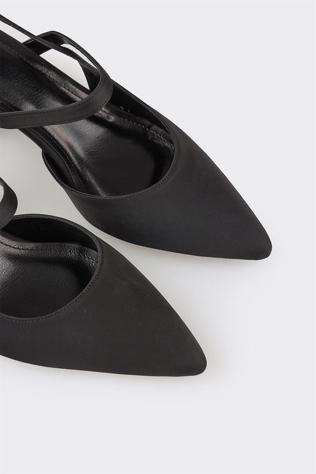 Siyah Kadın Topuklu Ayakkabı