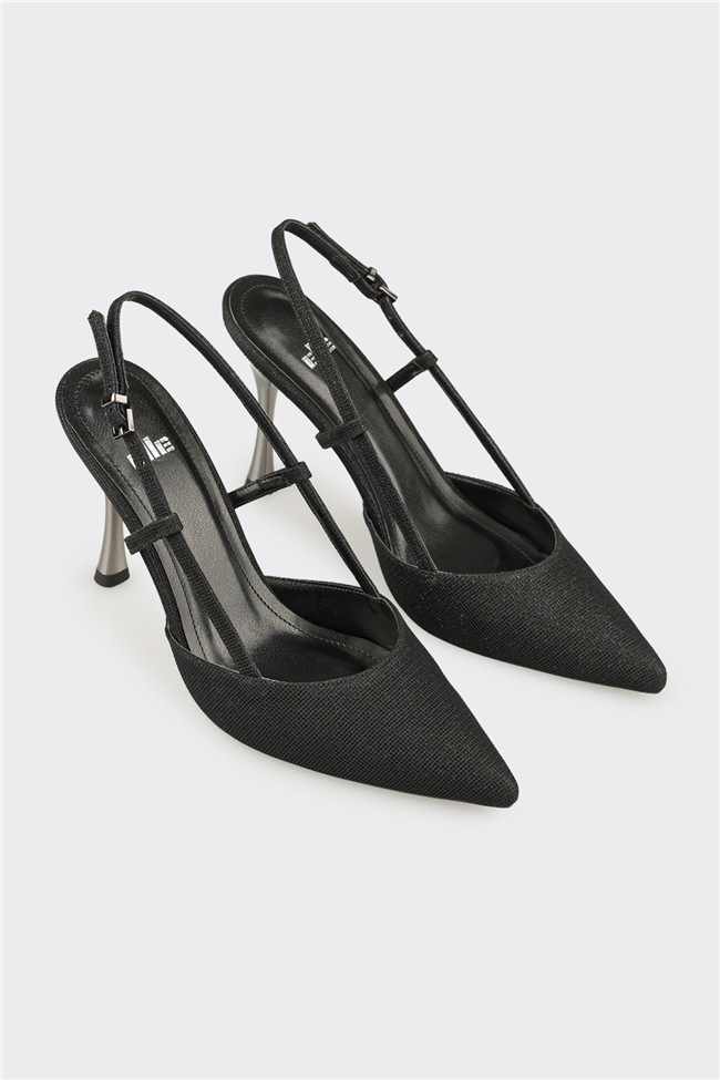Siyah Kadın Topuklu Ayakkabı