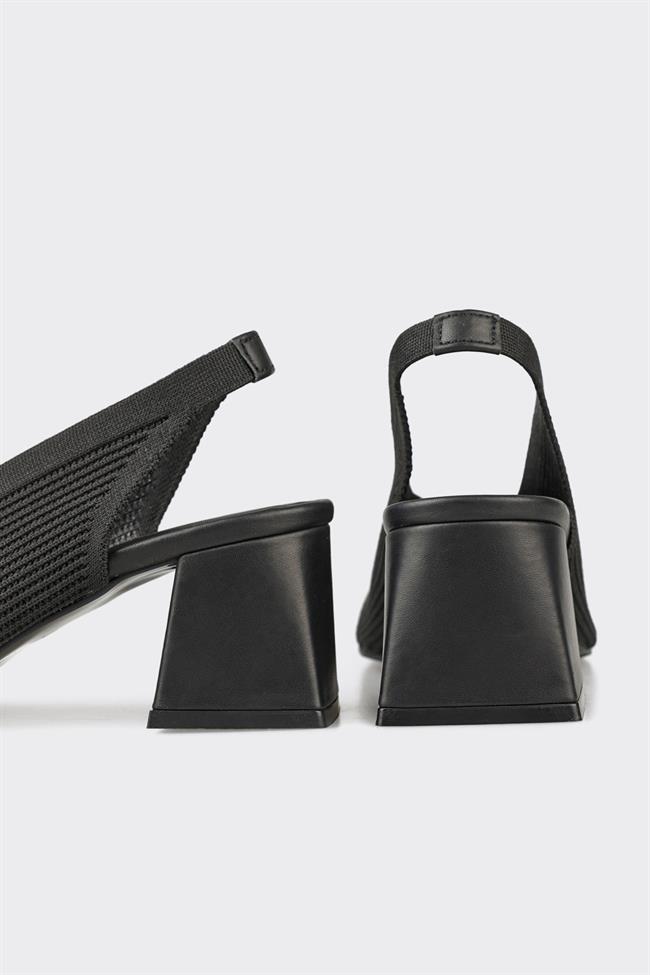 Siyah Kadın Topuklu Ayakkabı