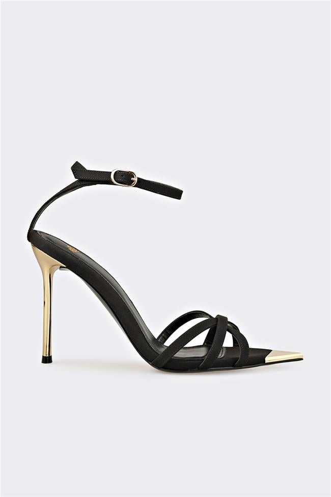 Siyah Kadın Topuklu Ayakkabı