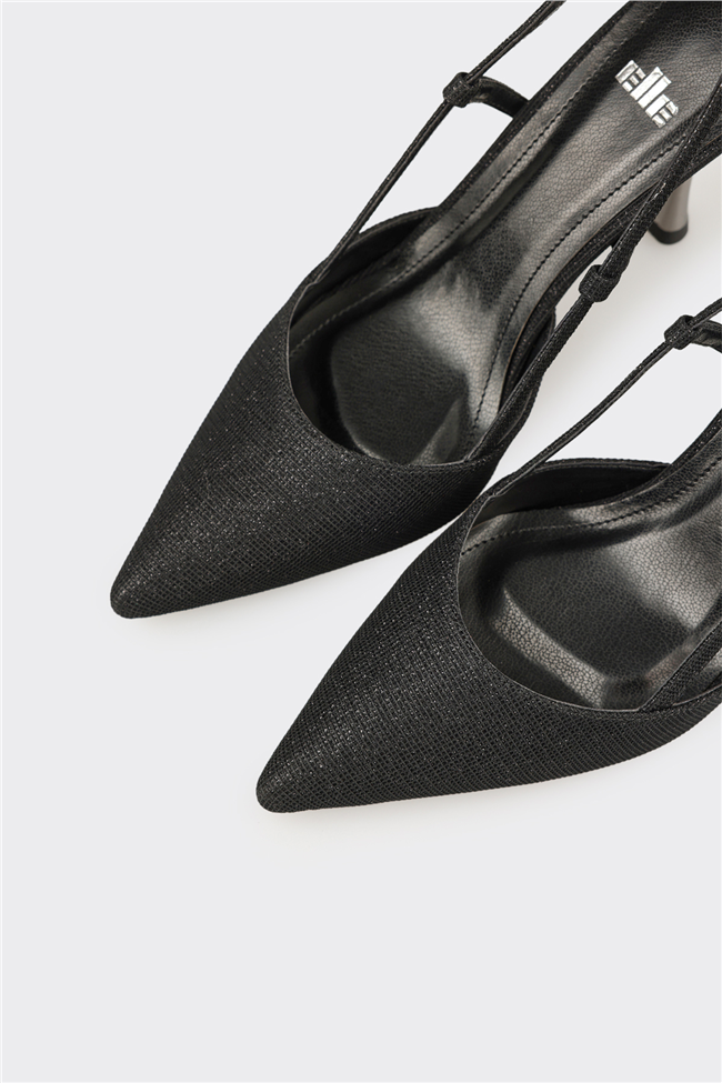 Siyah Kadın Topuklu Ayakkabı