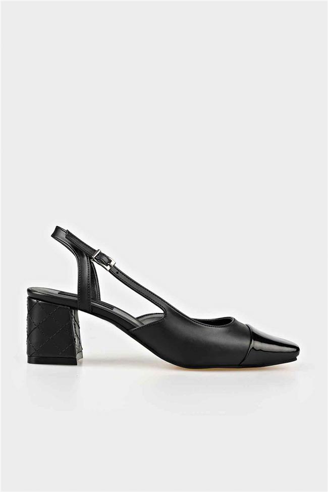 Siyah Kadın Topuklu Ayakkabı