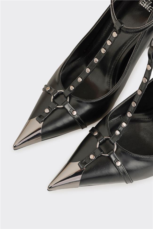 Siyah Kadın Topuklu Ayakkabı